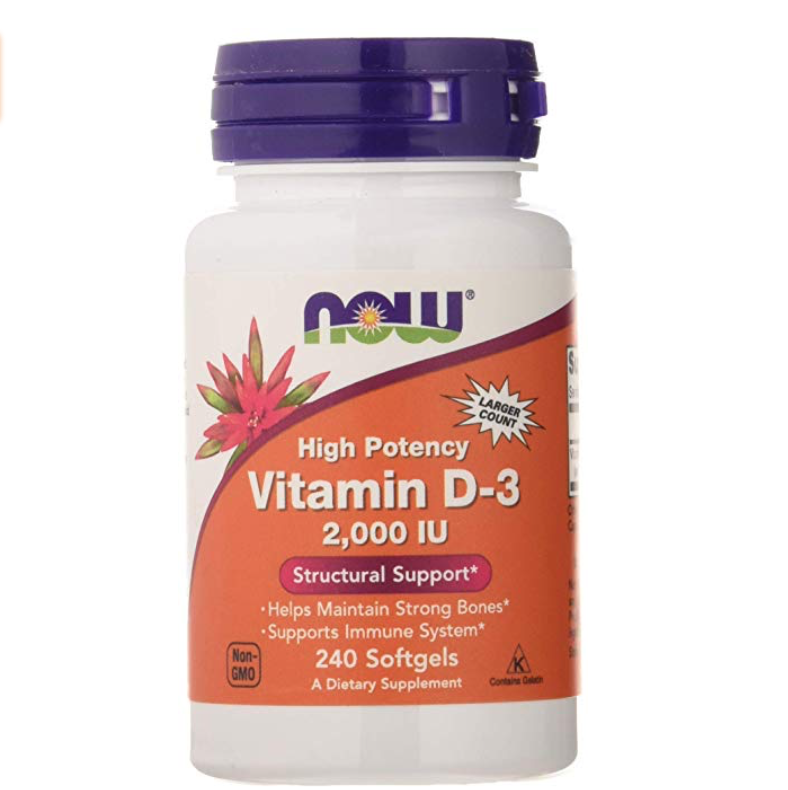 now brand of vitamin D 2,000 mg