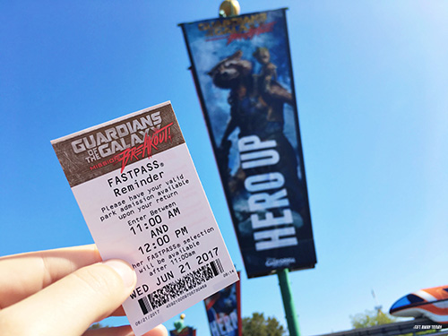 Guardians of the Galaxy FastPass