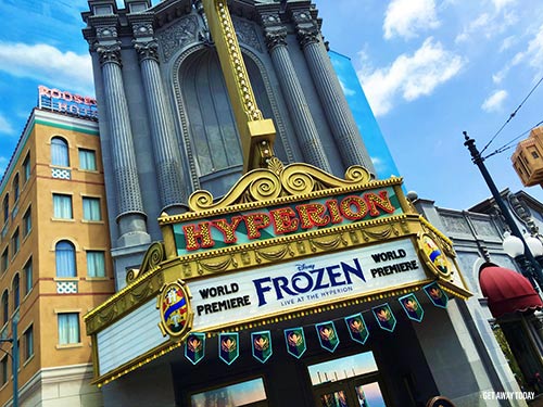 Frozen live at the Hyperion at disneyland 