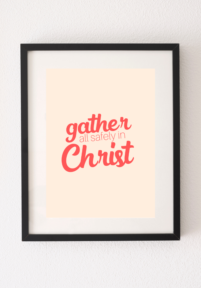 BYU womens conference gather all safely in christ peach LDS Quotes BYU Women's Conference 2020