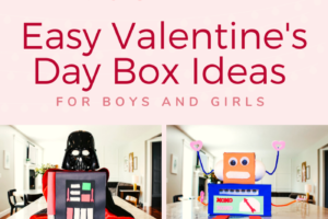 easy diy Valentine's Day boxes