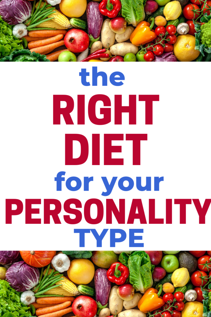 pinterest pin the right diet for your personality 