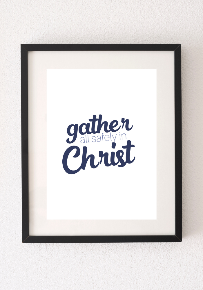 BYU womens conference gather all safely in christ navy LDS Quotes BYU Women's Conference 2020