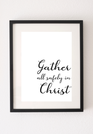 BYU womens conference gather all safely in christ script