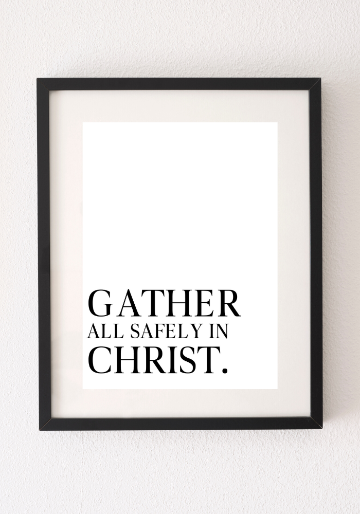BYU womens conference gather all safely in christ minimalist LDS Quotes BYU Women's Conference 2020