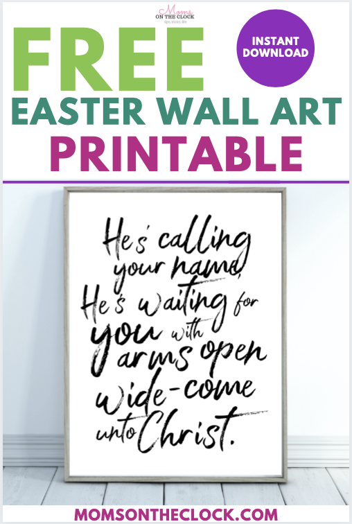 free lds Christian easter wall art download