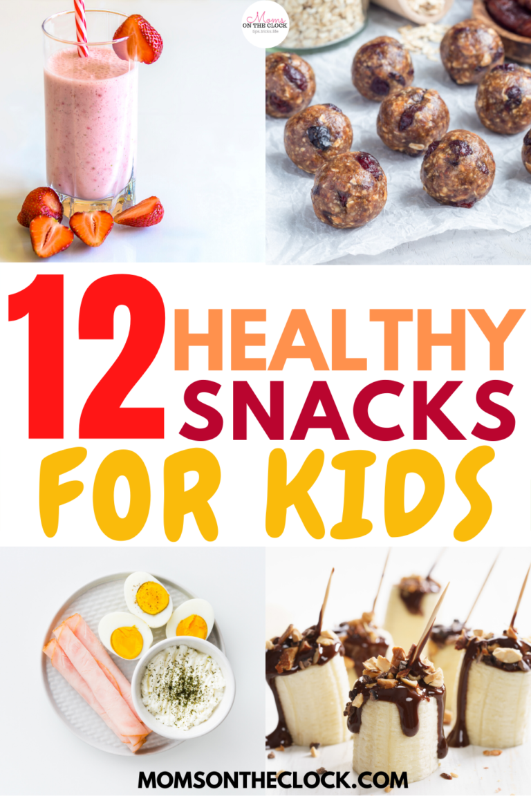 12 Healthy Snacks Your Kids Will Love - Moms On The Clock