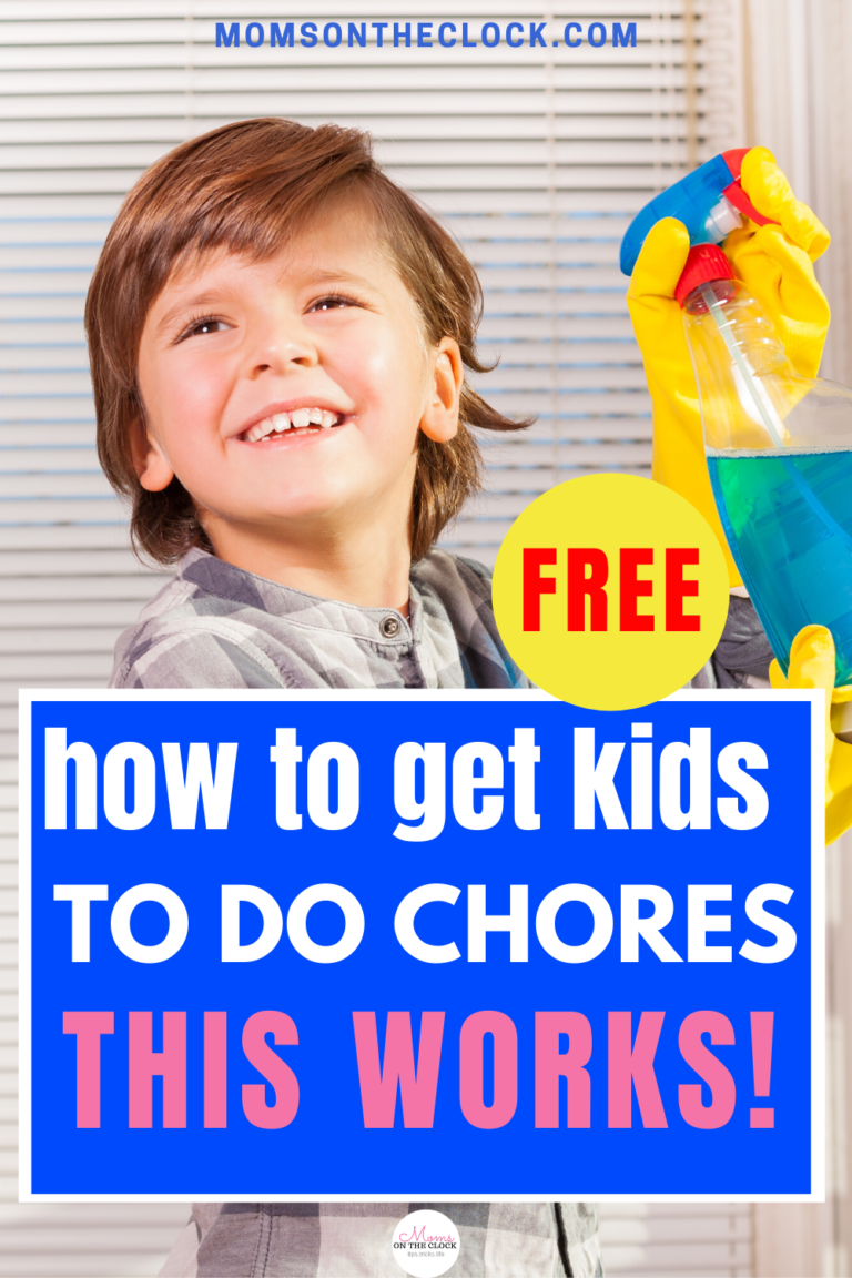 How To Set Up a Family Chore Chart System - Moms On The Clock