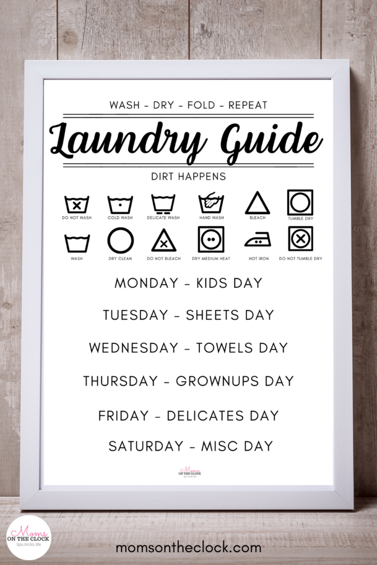 Best Laundry Room Decor Ideas - Moms On The Clock